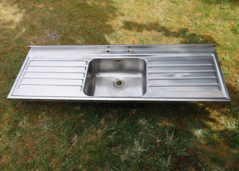 Vintage Stainless Steel Sink