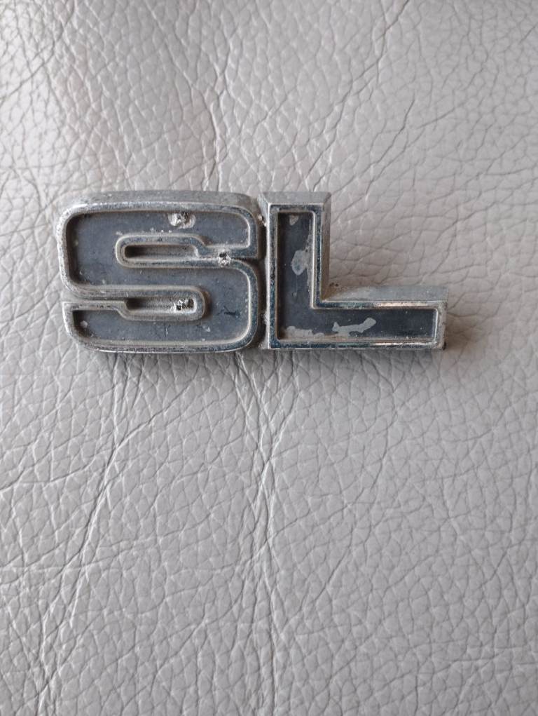 Vauxhall Viva SL Chrome Badge Original Vintage 