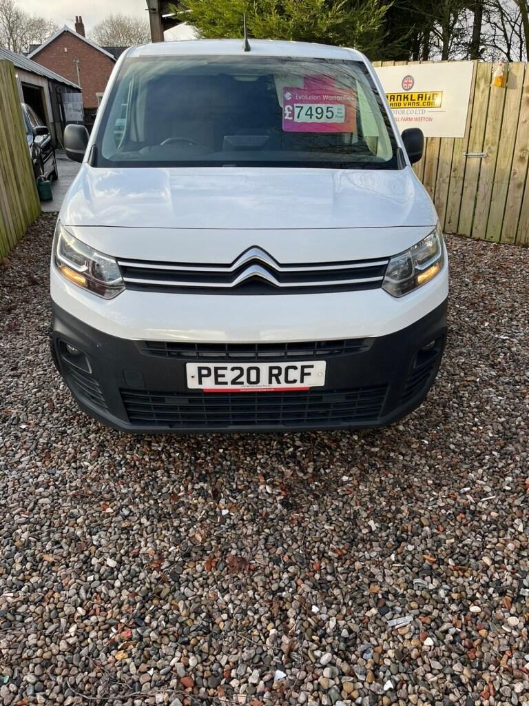 2020 Citroen Berlingo 1.5 BlueHDi 1000Kg Enterprise 100ps PANEL VAN DIESEL Manual