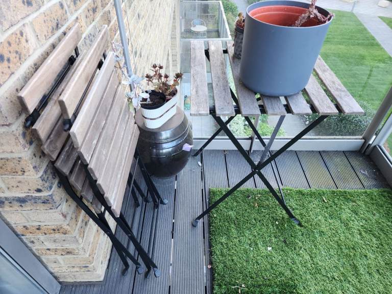 IKEA TARNO Folding Table and Chairs Set – Good Condition