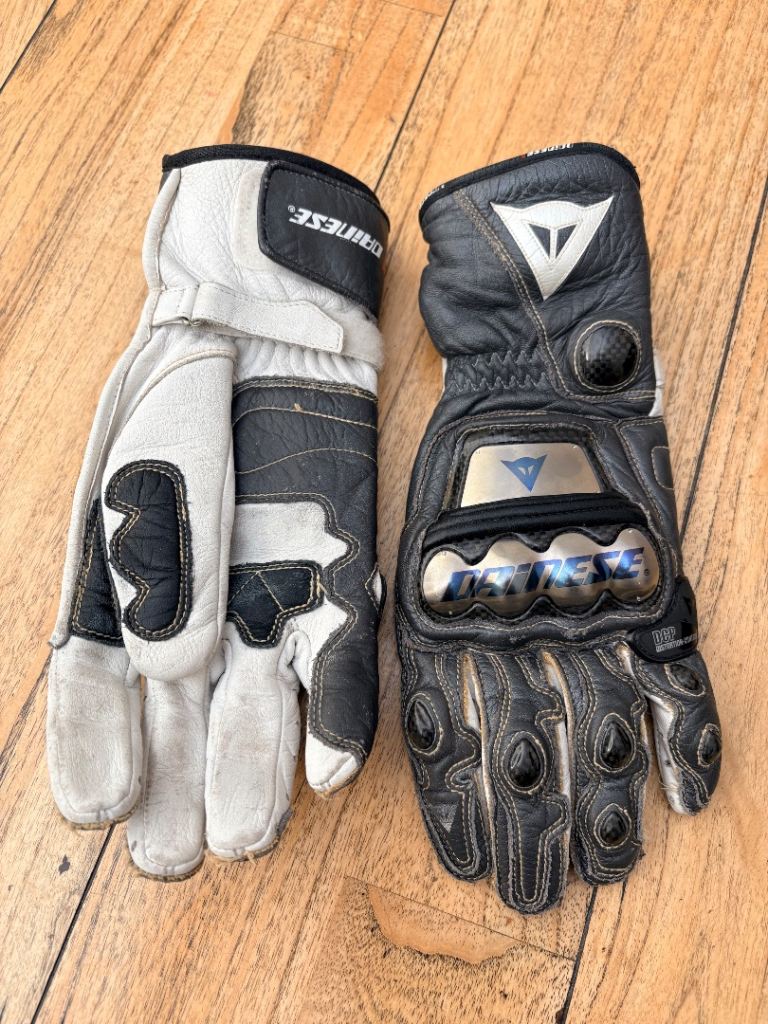Dainese motorbike gloves 