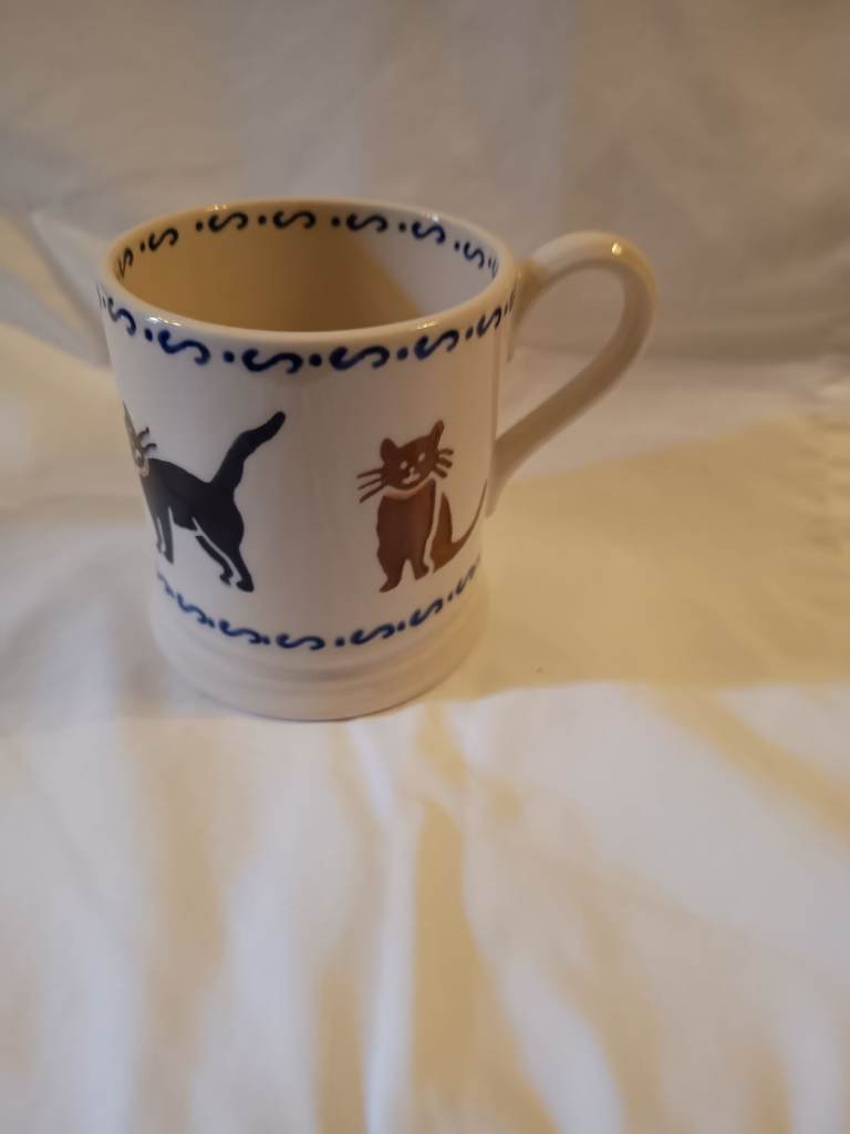 Vintage Early Emma Bridgewater Cats Half Pint Mug