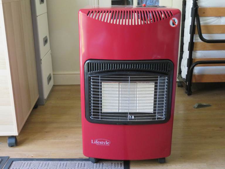 Lifestyle Seasons Warmth Red Indoor Cabinet Heater 505 -121 