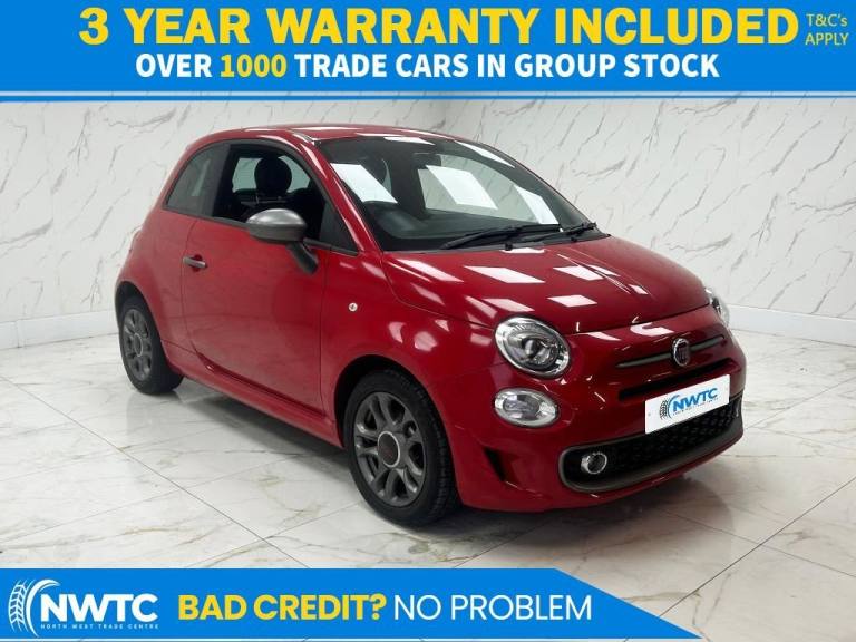 2019 Fiat 500 1.2 S Hatchback 3dr Petrol Manual Euro 6 (s/s) (69 bhp) 2 FORMER OWNERS Hatchback P...