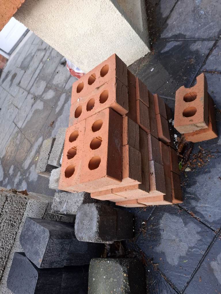 Bricks and coping stones