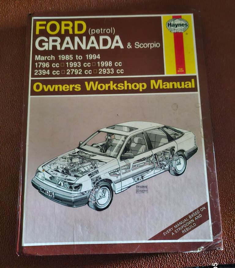 Haynes Owners Workshop Manual Ford Granada and Scorpio 