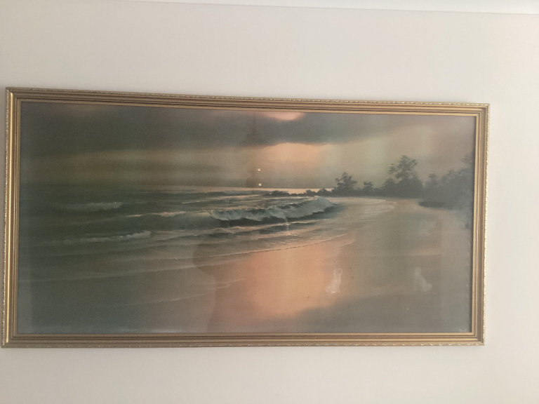 Exotic seascape print