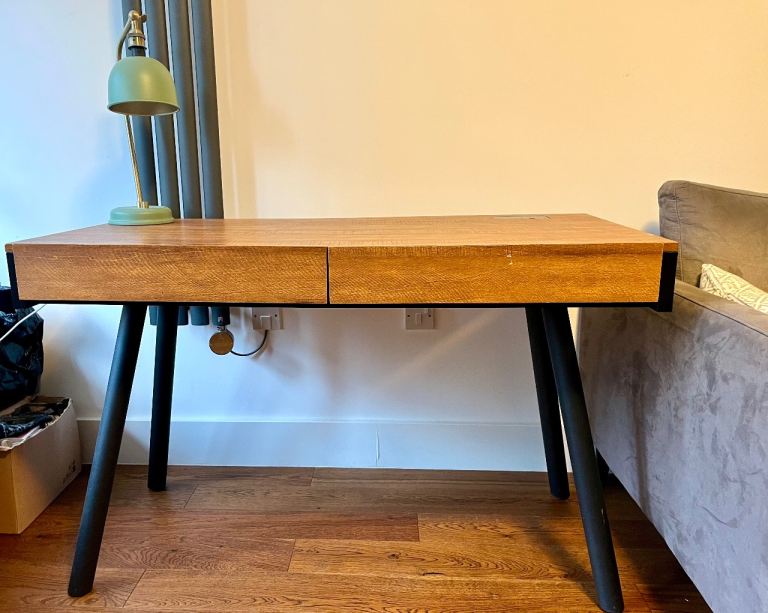 Wooden Study Table with Inbuilt Speakers