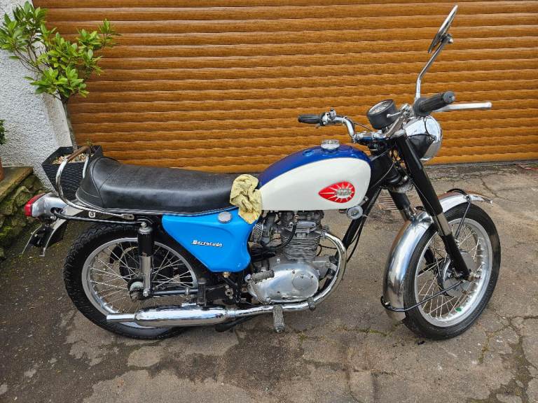 1967 BSA 250cc Barracuda motorcycle 