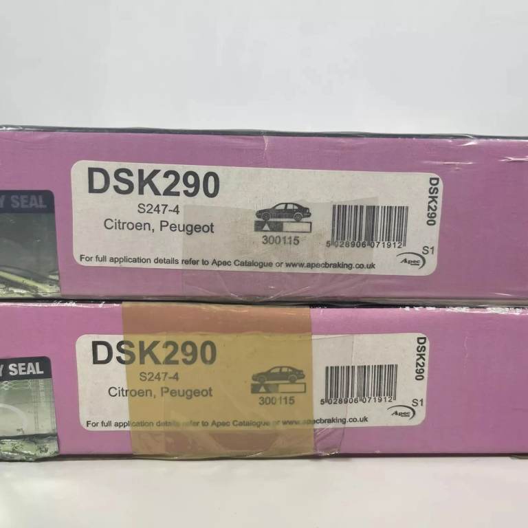 FRONT BRAKE DISCS (PAIR) FOR CITROEN XSARA GENUINE APEC DSK290