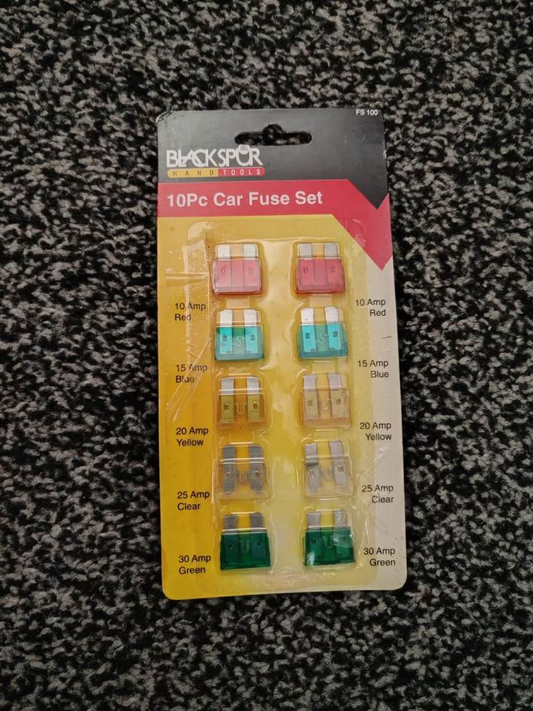 New 10pc car fuse set
