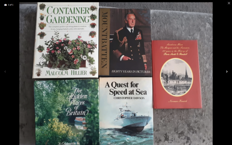 Set of 5 different books Classics Collection | Book Bundle Offer - Garden, History, Britain, Sea
