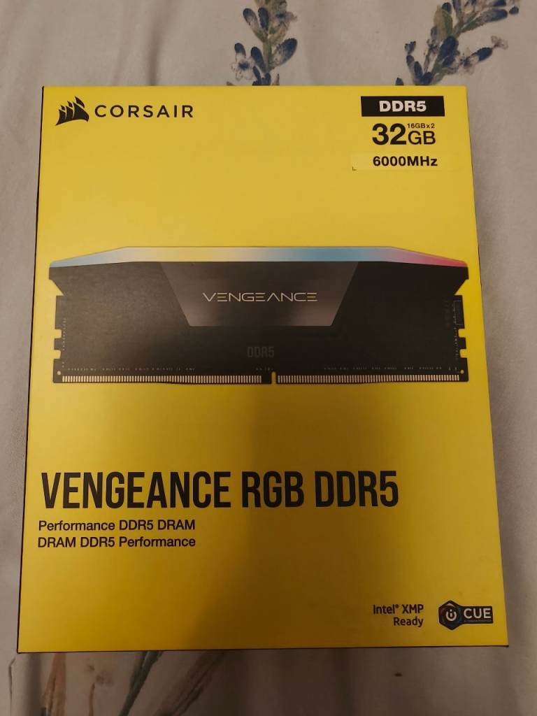 Corsair Vengeance RGB DDR5 RAM 32GB 6000MHz