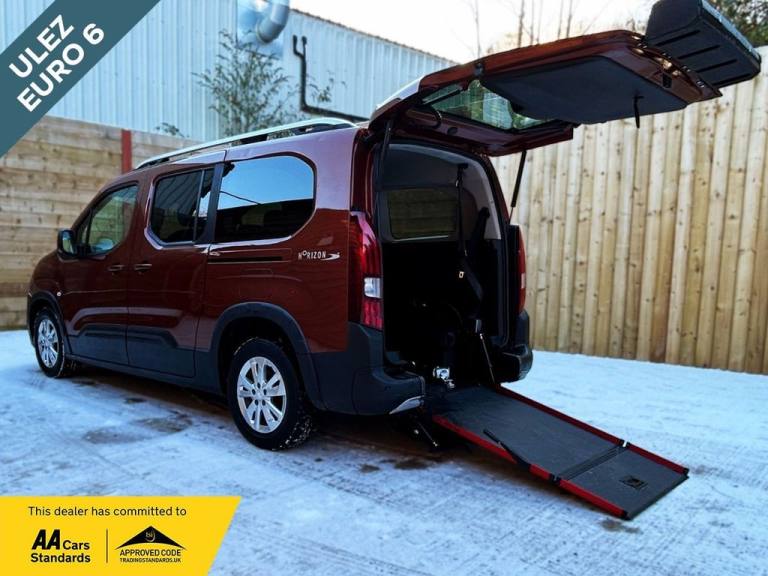 2020 Peugeot Rifter L2 LWB 5 Seat Petrol Auto Wheelchair Accessible Disabled Access Vehicle WAV M...