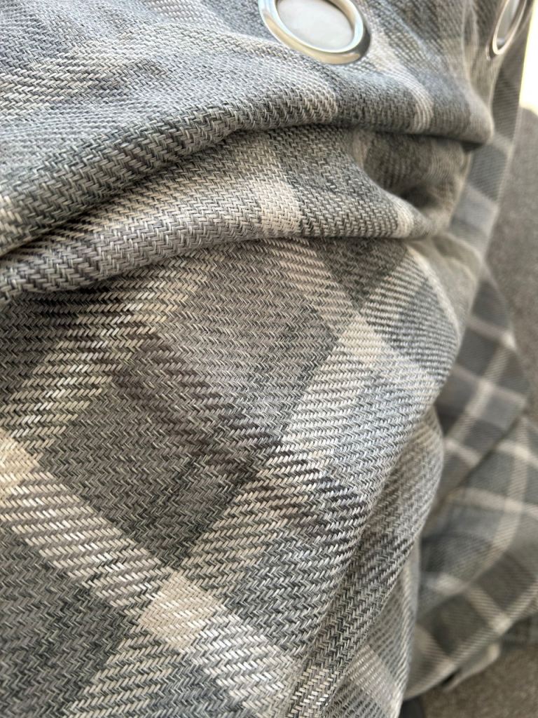Pair of lined curtains