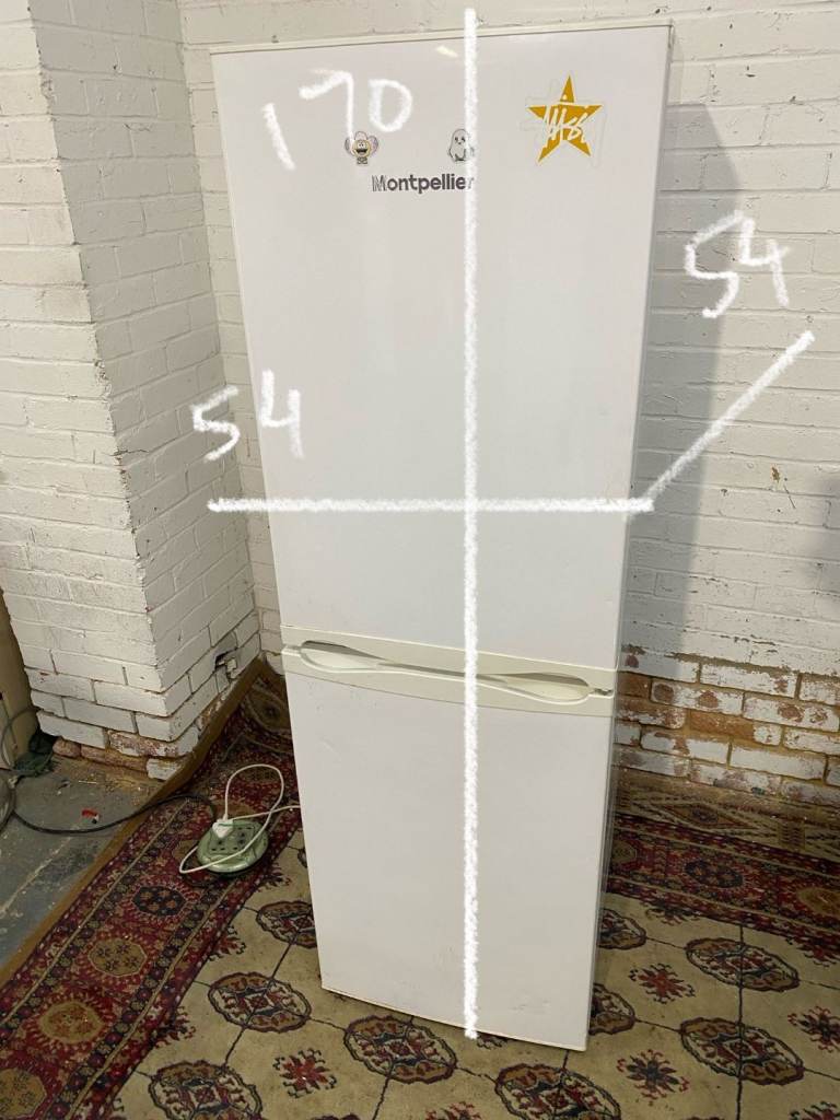 2 fridge freezer in good condition fully working see all picx