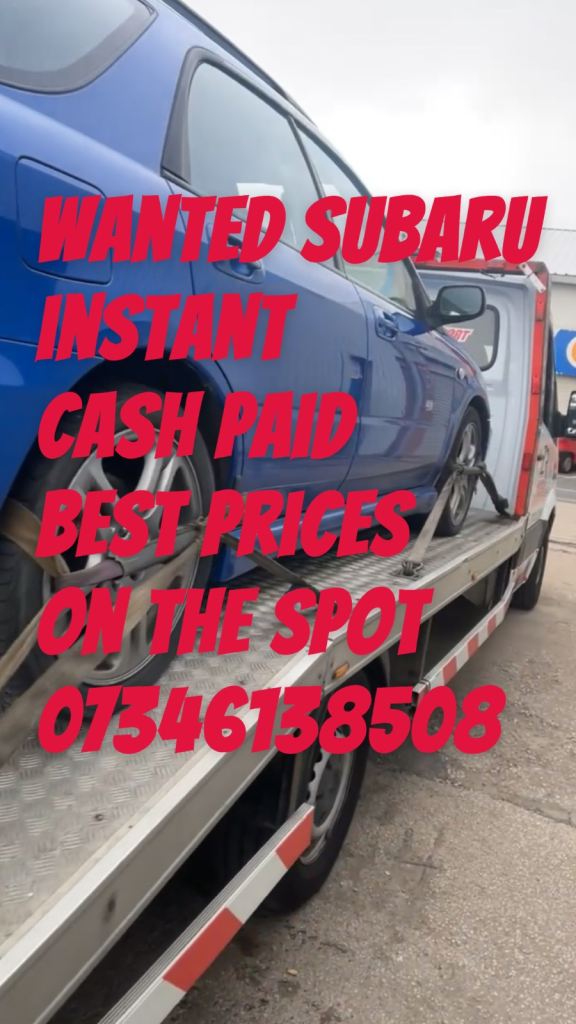 WANTED: All Subaru Impreza WRX / STI – Any Condition – Instant Cash Paid