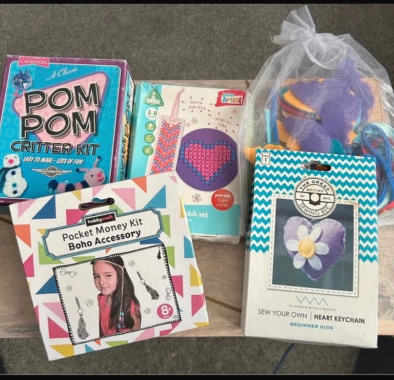 5 packs of craft activities. 