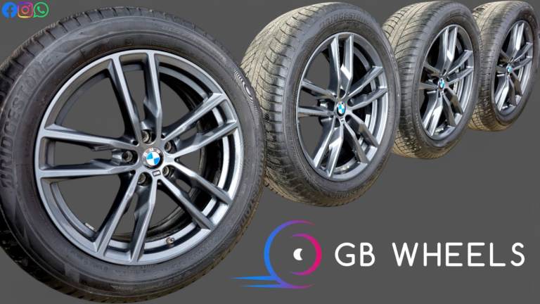 Genuine BMW X3 Style 698M 19" Alloy Wheels 8746987 MSport G01 G02