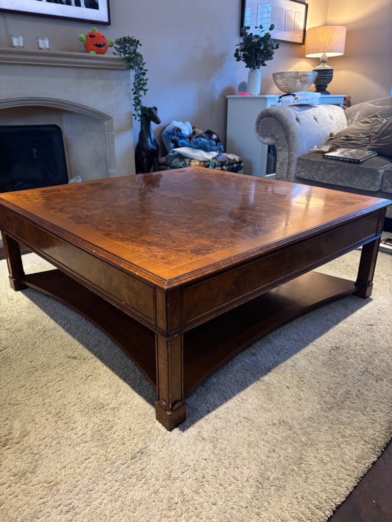 Polished Walnut Coffee Table