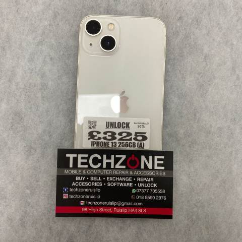 Apple iPhone 13 256GB – Unlocked, White, Good Condition | in