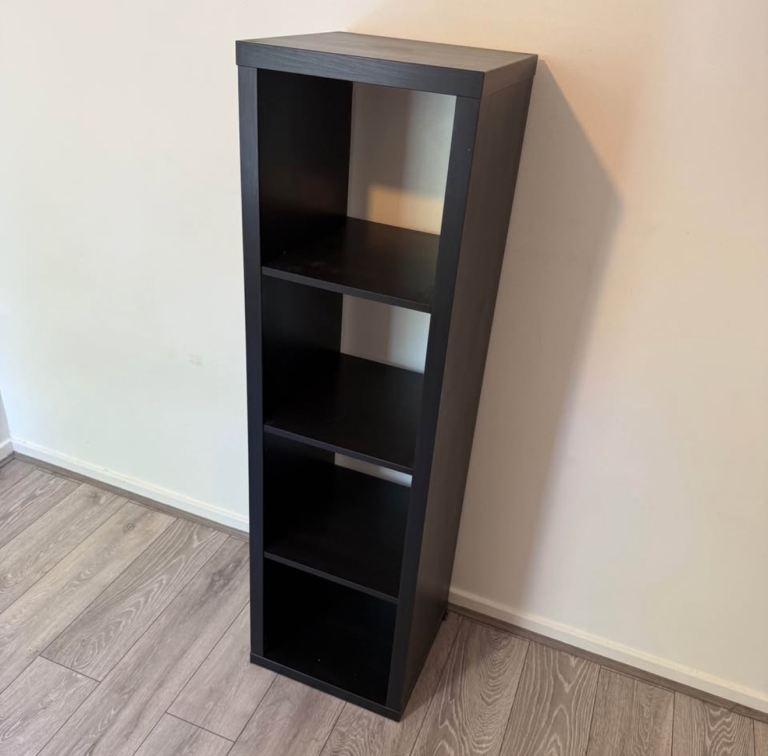 FREE DELIVERY IKEA KALLAX (x2) Shelving unit, black, in good condition.