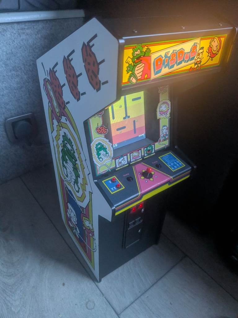 Dig Dug Mini Arcade Machine – Classic Retro Game