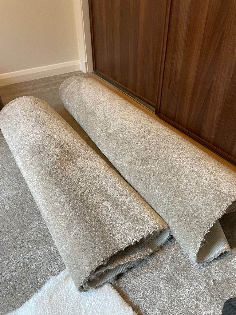 Carpet cut off rolls Classic Beige from J&W Carpets.