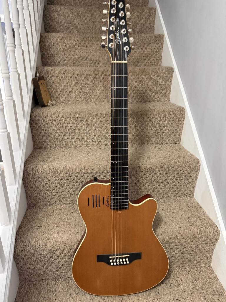 Godin A12 12 String Electric Guitar ~ Natural