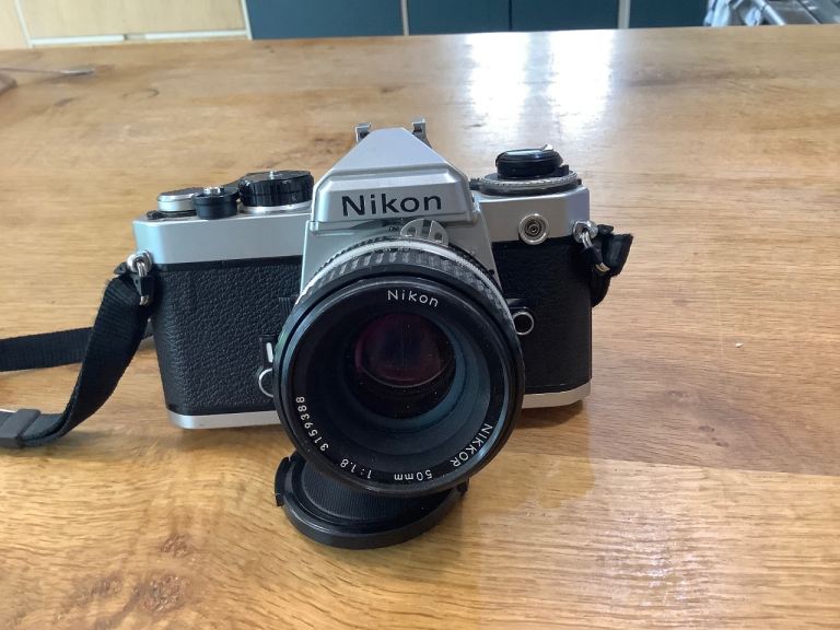 Nikon FE SLR film camera 