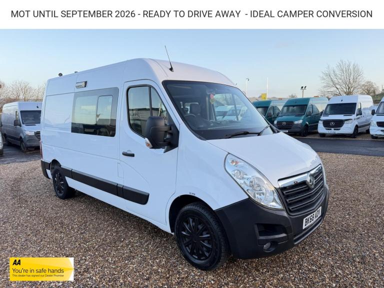 2018 Vauxhall Movano 2.3 CDTi 3500 Panel Van 5dr Diesel Manual FWD L2 H2 Euro 6 (130 ps) Panel Va...