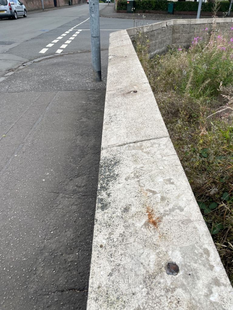 Coping stones used