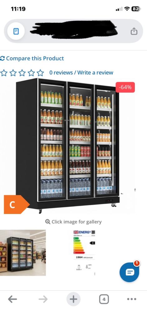 New Adexa refrigeration display units 