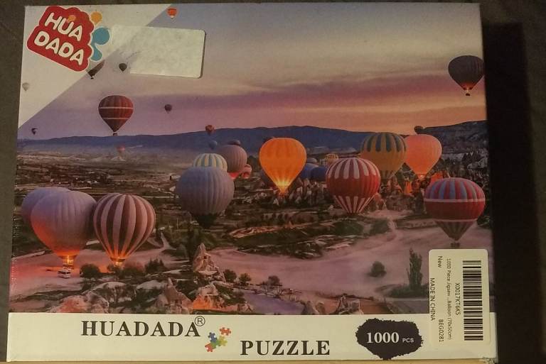 1000 piece Jigsaw hot air balloons. NEW