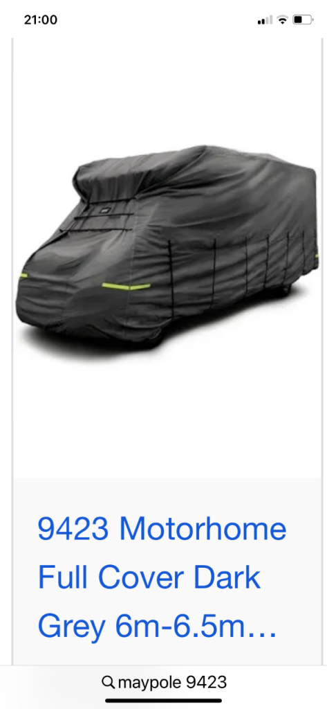 Maypole Motorhome Cover MP9423