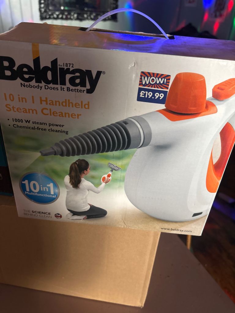 Beldray 10-in-1 Handheld Steam Cleaner - New, Boxed