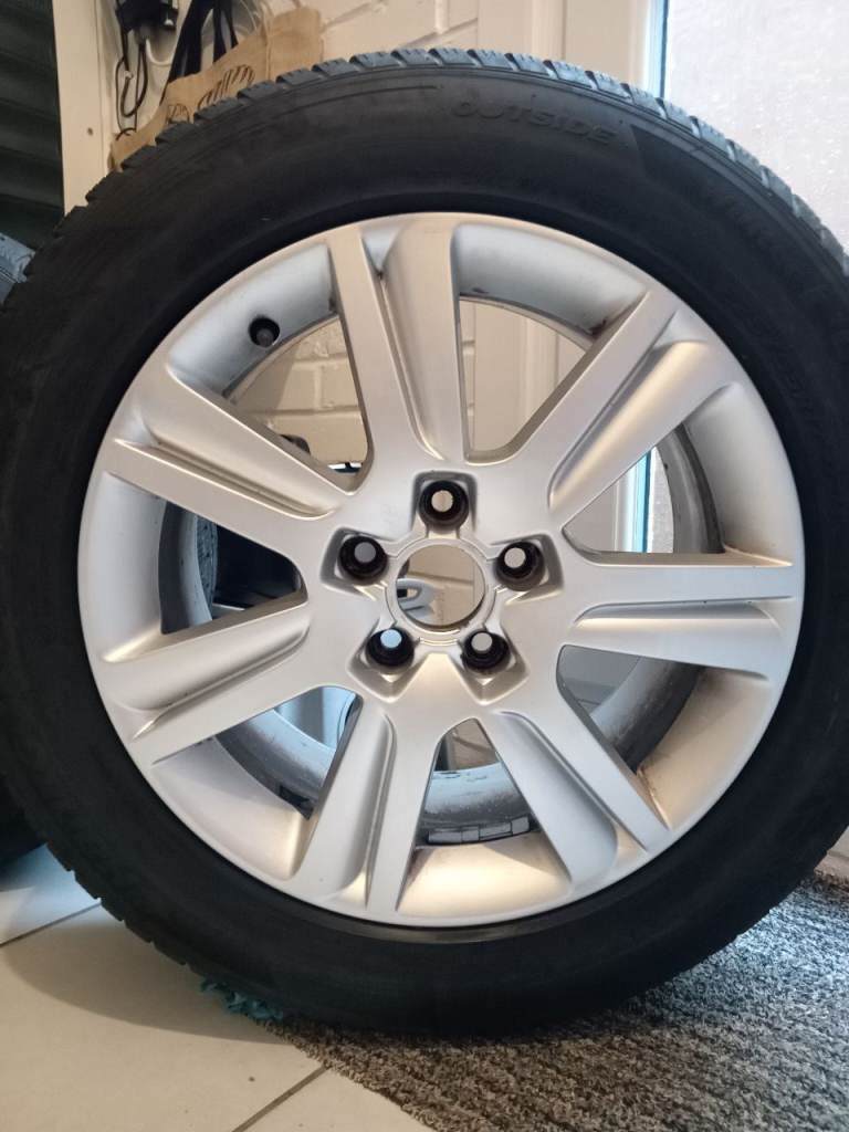 Audi 17 Inch alloy wheels and tyres, excellent condition! 5x112 VW, Caddy 