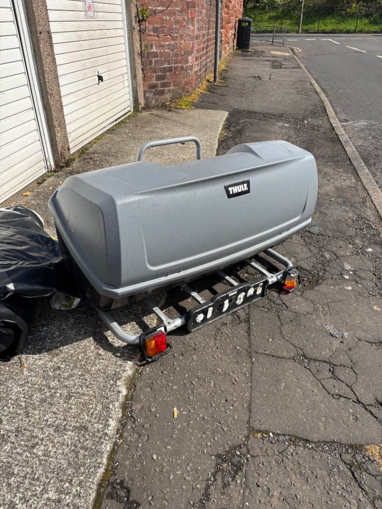 Tow bar box… Thule 9000 …. Thule easy base …. Campervan … camper 