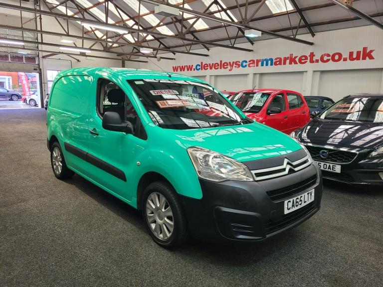 2016 Citroen Berlingo 1.6 BlueHDi Diesel 625Kg LX 100ps Panel Van Diesel Manual