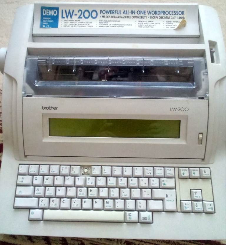 Lw 200 brother wordprocessor computer