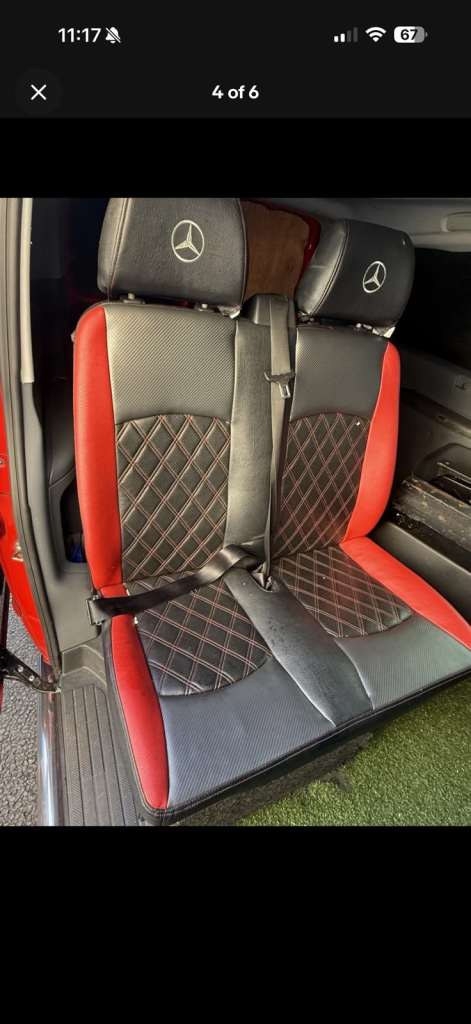Mercedes benz seats for back of van
