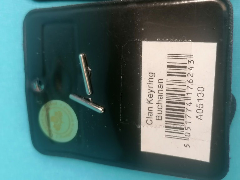 2x Buchanan scottish items kilt keyrings and  1x MacLennan.