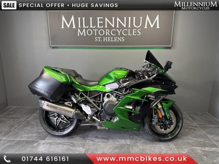 2018 KAWASAKI NINJA H2 SX SE PERFORMANCE TOURER SPORTS TOURER WITH PANNIERS