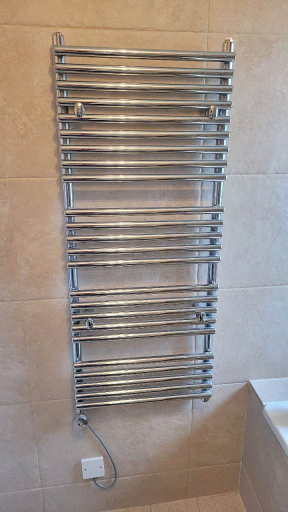 Bathroom Towel Radiator Silver - 300W - 230V