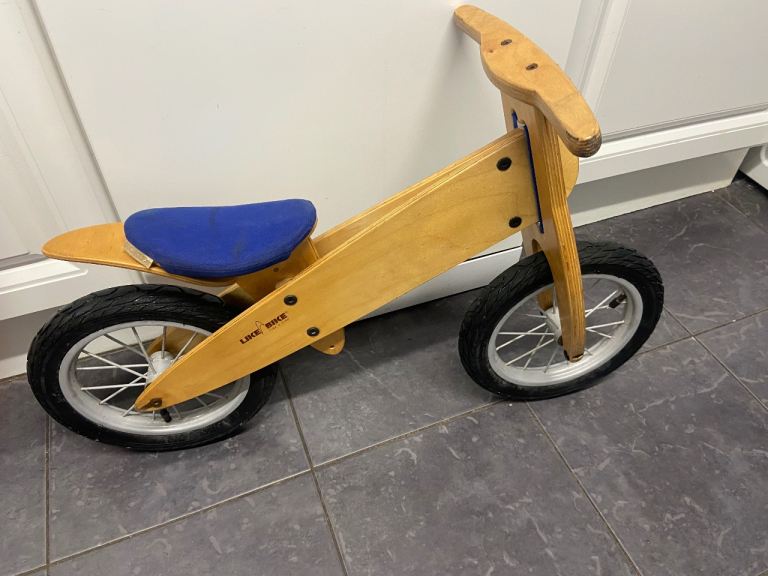 Wooden LIKEaBIKE balance training bike from German brand KOKUA ( £225 When New)