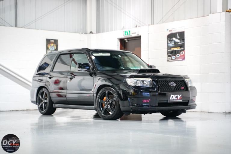 SUBARU FORESTER Sti Sg9 FACELIFT Japanese Import JDM Black Manual Petrol 2005