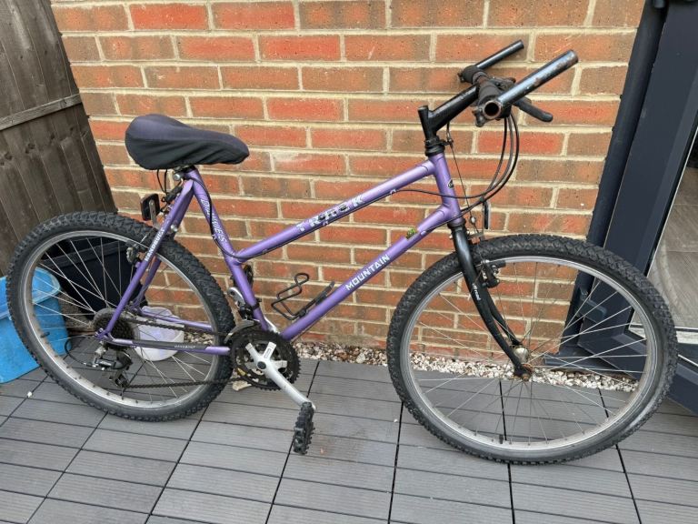 Retro women’s Dawes Mountain Track one Purple Mountain ladies Bike 20” frame  – Fair Condition