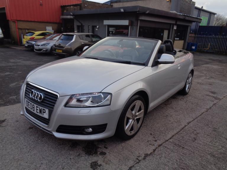 2008 Audi A3 1.8 T FSI Sport 2dr CONVERTIBLE Petrol Manual