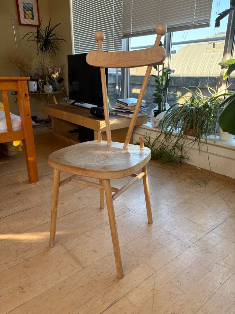 Wooden Spindle Back Chair – Good Condition