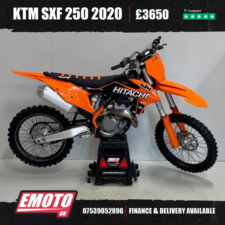 KTM SXF 250 2020 Motocross Bike 250cc @EmotoUK - Finance Available